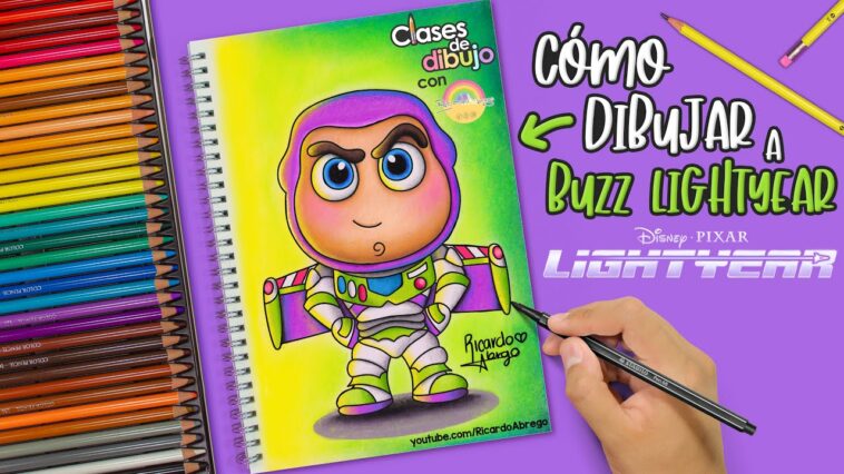 Cómo dibujar a BUZZ LIGHTYEAR - CLASES DE DIBUJO CON RICADO