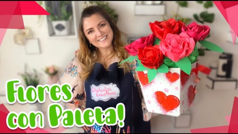 Cómo hacer Rosas con Listones ? Con un centro muy dulce  ❣️San Valentin