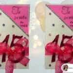 Cómo hacer una TARJETA DE INVITACIÓN para 15 años (QUINCEAÑERA)