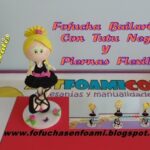 FOFUCHA PRINCESA  BAILARINA CON TUTU Y PIERNAS  FLEXIBLES