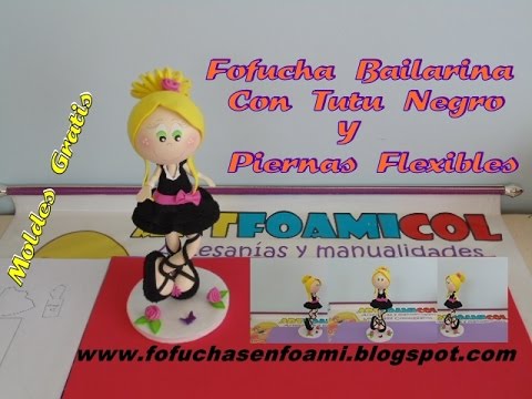 FOFUCHA PRINCESA  BAILARINA CON TUTU Y PIERNAS  FLEXIBLES