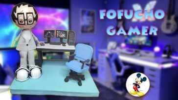 FOFUCHO GAMER EN FOAMI O GOMA EVA - MOLDES GRATIS