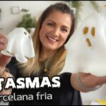 Fantasmitas farolitos ? ?️  con Porcelana fría casera