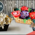 ? Flores de papel ?#BigShot de #Sizzix  ChuladasCreativas ? Arreglo de flores