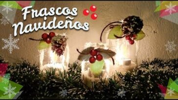 Frascos decorados de Navidad ?Chuladas Creativas Christmas Diy