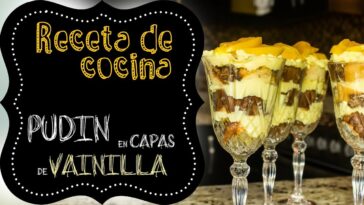 RECETA: Pudin en capas de vainilla