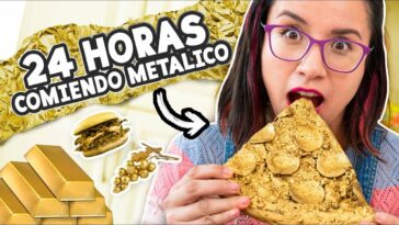 24 HORAS COMIENDO COMIDA METALICA ✄ Craftingeek