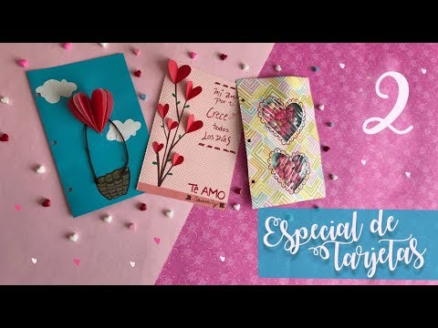 3 Tarjetas Súper fáciles de Amor y Amistad :: San Valentin Ideas DIY