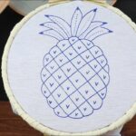 BORDADO FANTASÍA PUNTADA FÁCIL PARA PIÑA | FANTASY EMBROIDERY EASY STITCH FOR PINEAPPLE