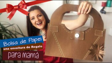 Bolsa de mano de Cartulina, Envoltura de Regalo para Mamá