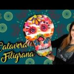 Calavera Día de Muertos Filigrana :: Chuladas Creativas :: Skull