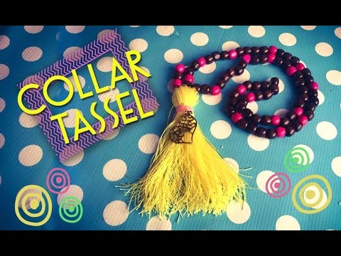 Collar Tassel Yoga :: Collar de Borla PomPom :: Chuladas Creativas