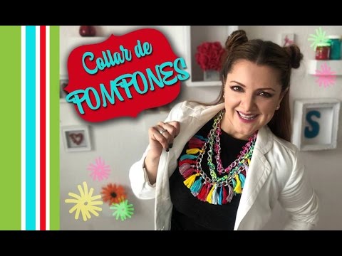 Collar de Pompones Tassel Borlas :: Chuladas Creativas Regalo Para Mamá