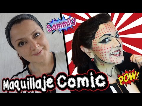 Comic Make up :: huladas Creativas :: Maquillaje estilo Comic