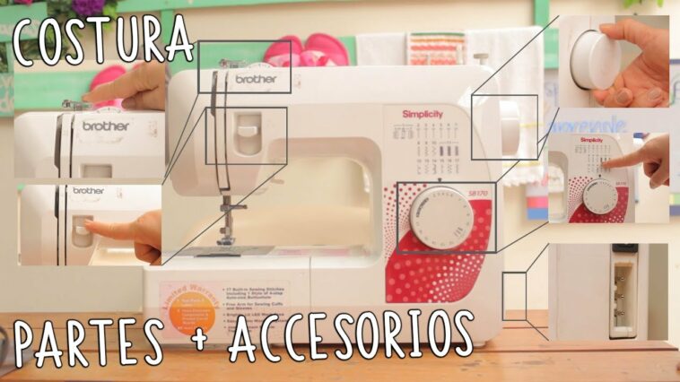 Conoces tu máquina de coser y sus partes ? para que sirven? accesorios que necesitas Clase #2