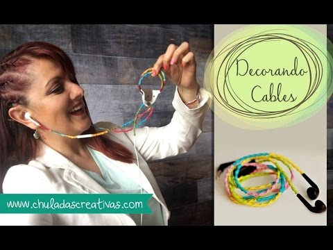 Decorando Cables con Hilos :: Chuladas Creativas :: Protege y decora tus cables