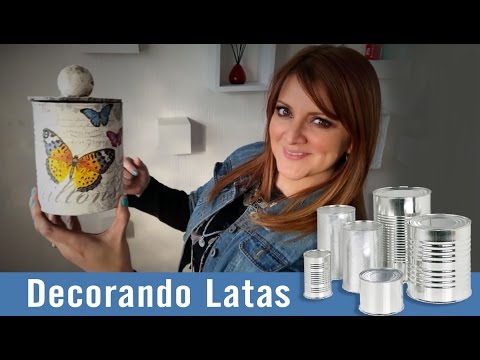 Decorando Latas con Servilletas :: Chuladas Creativas