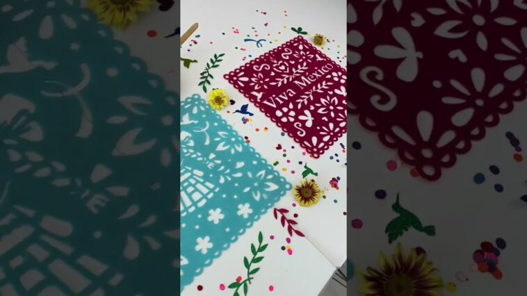 Diseños muy mexicanos para decorar #chuladascreativas #cricut #vivamexico #cricutmaker