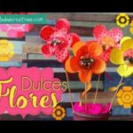 Dulces Flores :: Dulceros con Botellas de Plástico en forma de Flores :: Chuladas Creativas