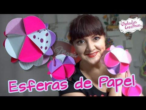 Esferas de Papel :: Decora con Bolas de Papel :: Chuladas Creativas y Marías INC