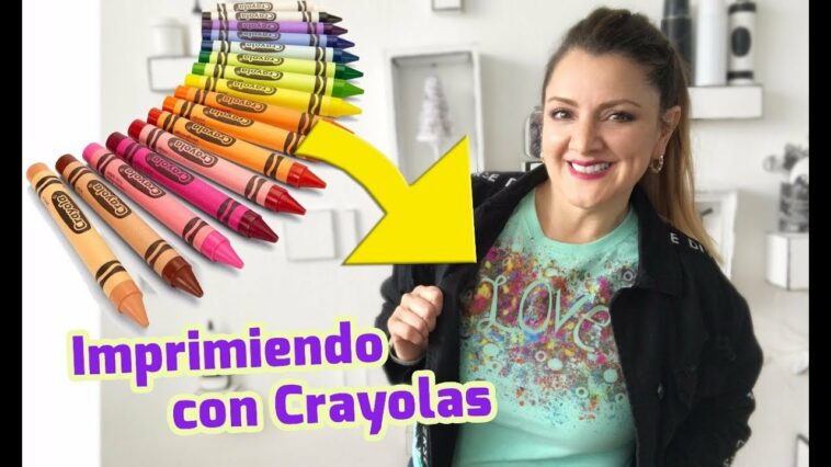 Imprimiendo Playeras con Crayolas ?Chuladas Creativas