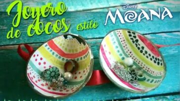 Joyero de Cocos inspirado en MOANA :: Chuladas Creativas