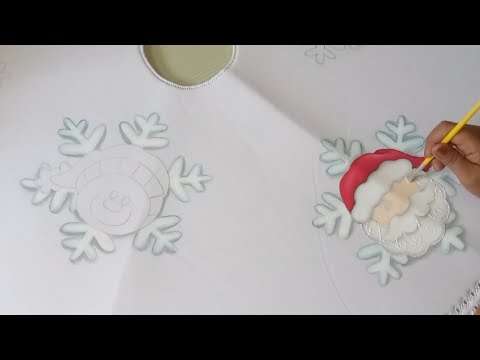 Manualidades Navideñas / Pié De Árbol Con ? y un ⛄