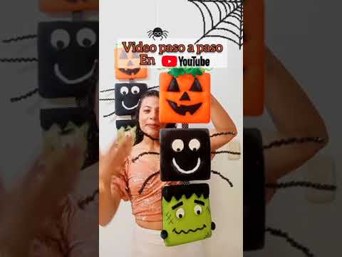 Pendón Halloween ??‍♂️?️moldes y enseñanza gratis en nuestro canal de YouTube, aprende y emprende??️