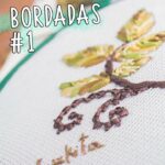 Puntadas básicas para bordar Hojas #1/Hand embroidery leaf stitch/unboxing de FAHILOS cintas.