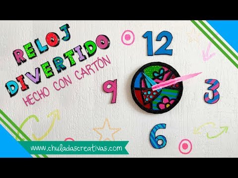 Reloj Fácil y Divertido ⏰ Chuladas Creativas Clock DIY Romero Brito