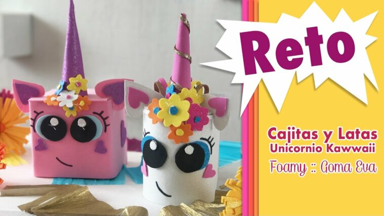 Reto Unicornio Kawaii en Cajitas y Latas :: Chuladas Creativas