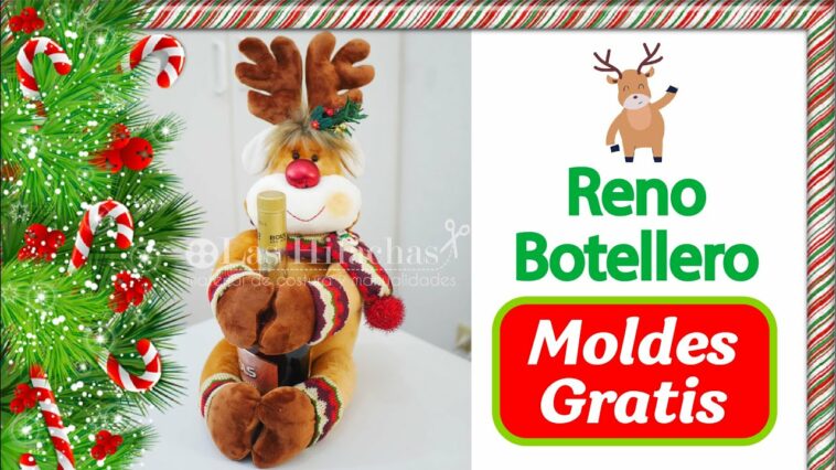 ??⛄? #Tutorial Reno Navideño Botellero