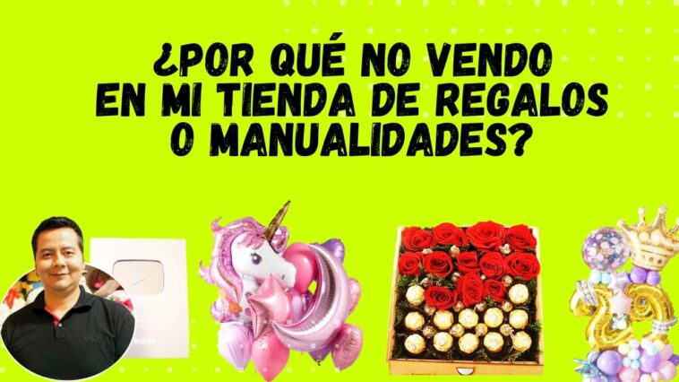 ¿Por qué no vendo en mi negocio de manualidades? Tema de Manualidades