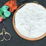 BORDADO A MANO PUNTADAS PARA FLORES EN PLAYERAS DE ALGODÓN | HAND EMBROIDERY EASY STITCH