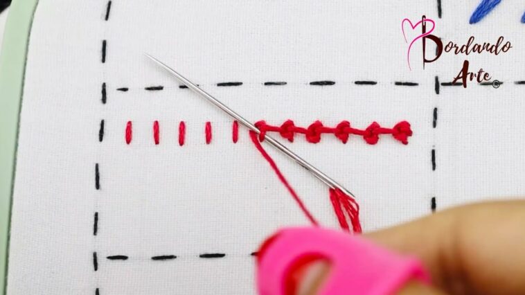 BORDADO DE MUESTRARIO DE 100 PUNTADAS DIFERENTES DE LA 31 A LA 35 | HAND EMBROIDERY SAMPLER