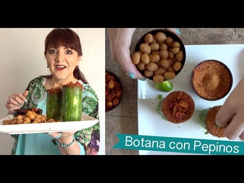 Chuladas Creativas :: Botana con Pepinos :: Sammily :: Manualidades