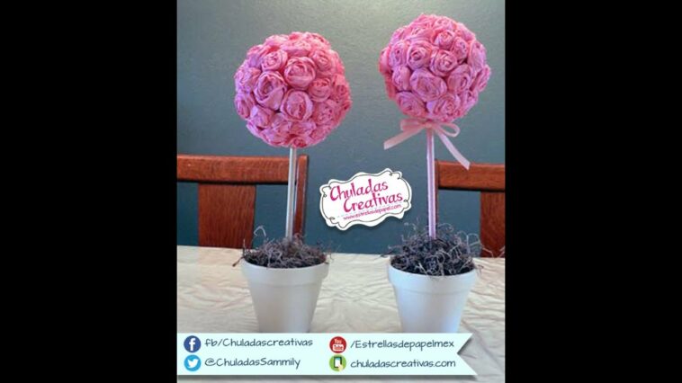 Chuladas Creativas :: Bouquet de Rosas Crepe :: Rosas Crepe