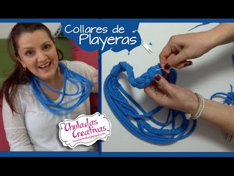 Chuladas Creativas :: Collares con Playeras 2 :: Manualidades