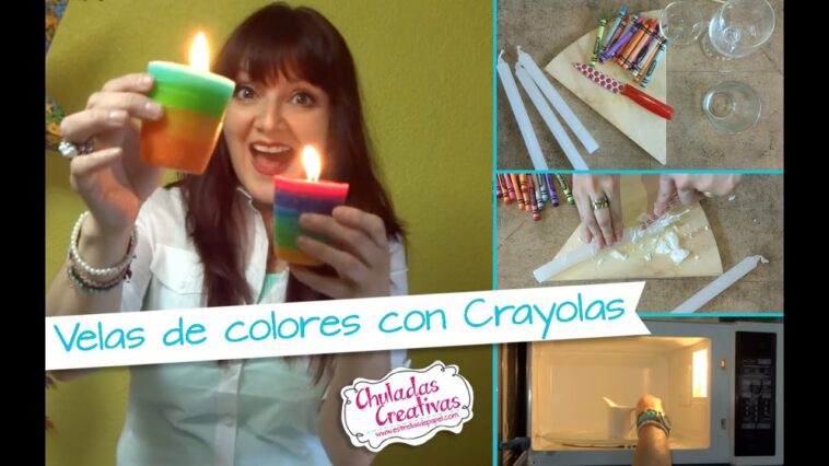 Chuladas Creativas :: Vela con Crayolas :: Manualidades Sammily