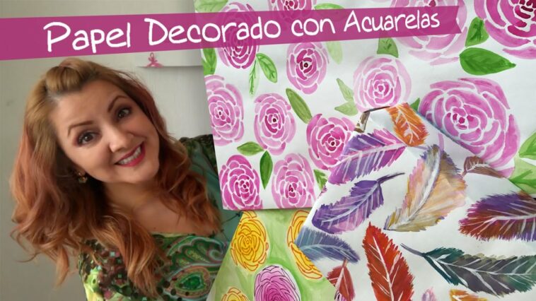 Cómo hacer papel Decorado para Crafting :: Chuladas Creativas