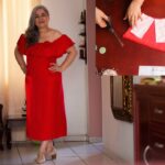 Como hacer un VESTIDO ROJO  CON HOMBROS DESCUBIERTOS/Tan fácil que vas a querer hacerlo