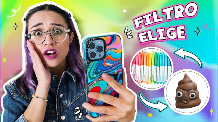 El FILTRO ELIGE MI MANUALIDAD *Materiales imposibles* ?? Craftingeek