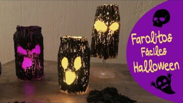 Farolitos Decorativos para Halloween con Frascos :: Chuladas Creativas