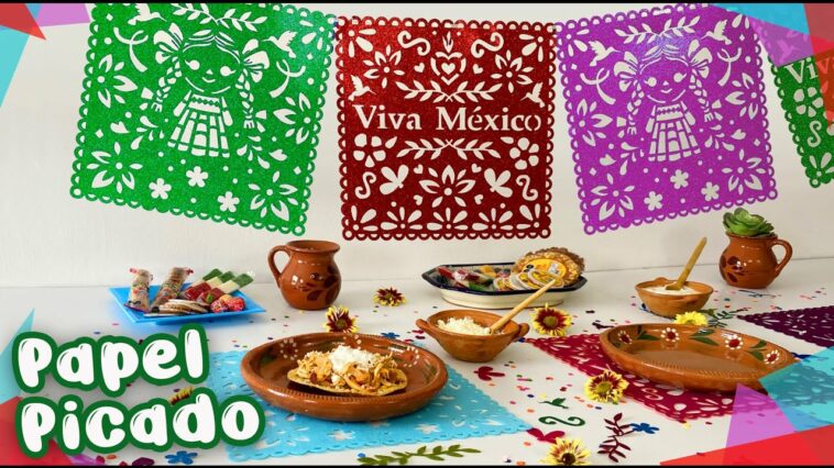 Papel Picado para Fiesta Mexicana ?? :: Cricut ? :: Chuladas Creativas