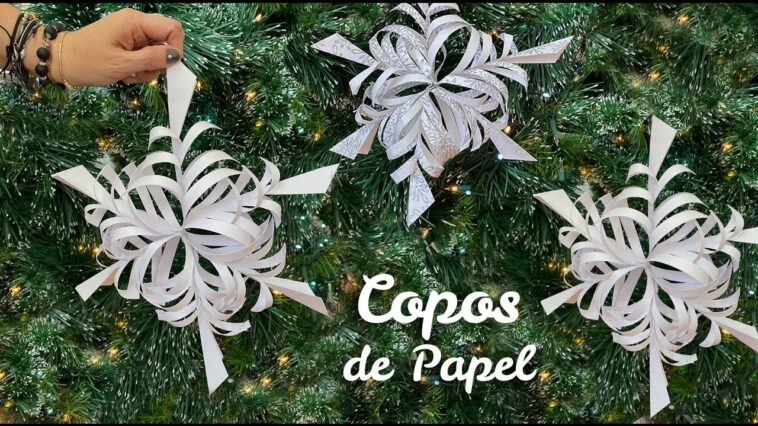 Copos de Nieve de papel ❄️ Chuladas Creativas