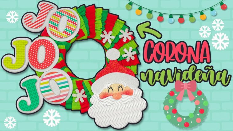 DIY: Corona Navideña de PAPEL y CARTÓN - ESPECIAL DE NAVIDAD 2022