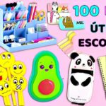 100 IDEAS HAZLO TÚ MISMA - ÚTILES ESCOLARES – REGRESO AL COLEGIO Y TODO