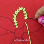 BORDADO A MANO PUNTADAS FÁCILES PARA PÉTALOS DE FLORES | HAND EMBROIDERY EASY STITCH