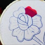 BORDADO FANTASÍA PUNTADA FÁCIL, RÁPIDA Y BONITA PARA ROSAS GRANDES | HAND EMBROIDERY EASY STITCH