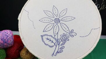 BORDADO FANTASÍA PUNTADAS FÁCILES PARA FLORES| HAND EMBROIDERY FANTASY STITCH